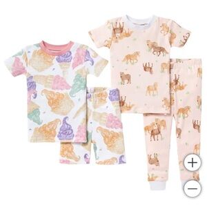 NWT kids 4 piece summer pajama set